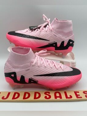 Nike Air Zoom Mercurial Superfly 9 Elite SG-Pro AC Pink Foam FD0246-601 Men Sz 6